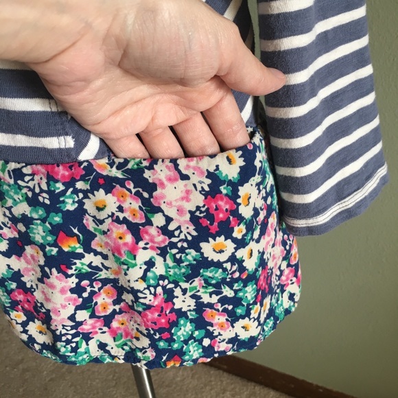 ANTHROPOLOGIE Postmark fairly striped floral tunic - Picture 5 of 8